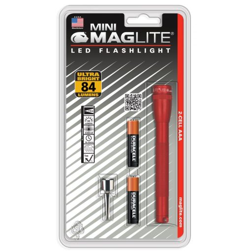 SP32036 Maglite Mini AAA LED elemlámpa, piros (bl)